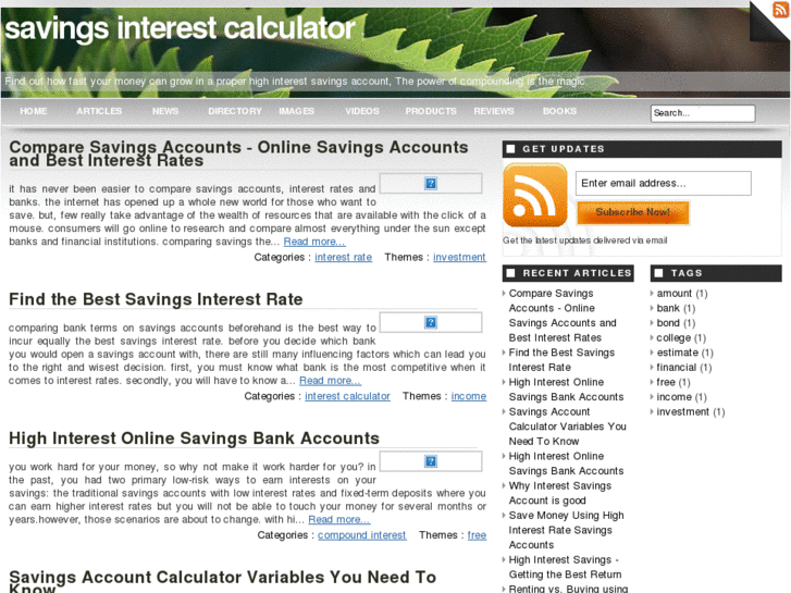 www.savingsinterestcalculator.org