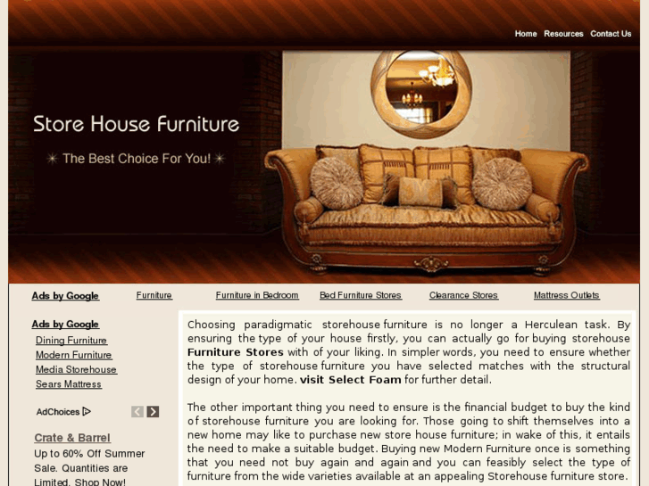 www.storehouse-furniture.net