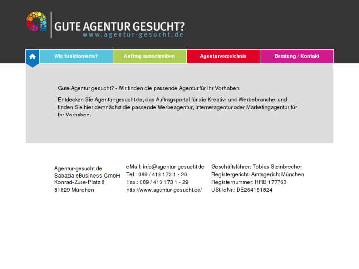 www.agentur-gesucht.de