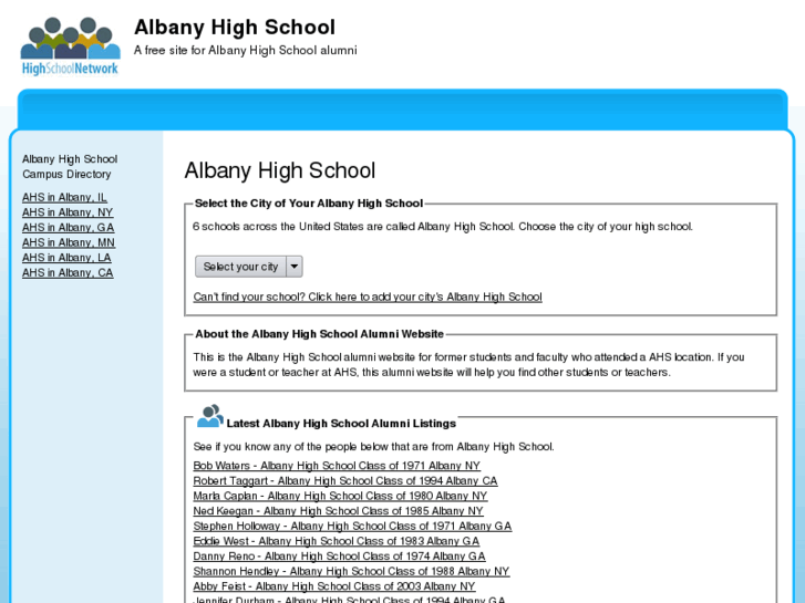 www.albanyhighschoolalumni.com