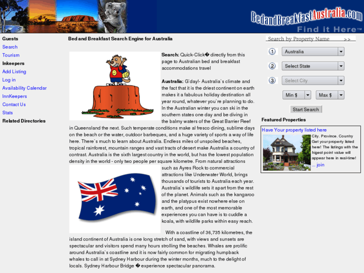 www.australiabedbreakfast.com