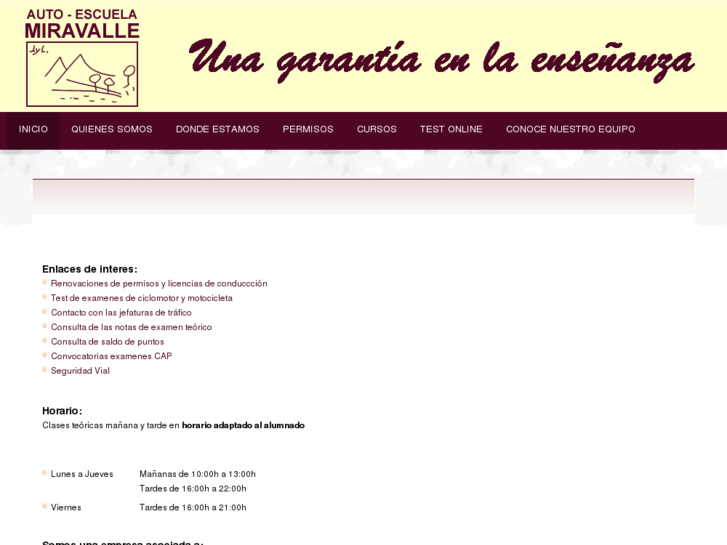 www.autoescuelamiravalle.es