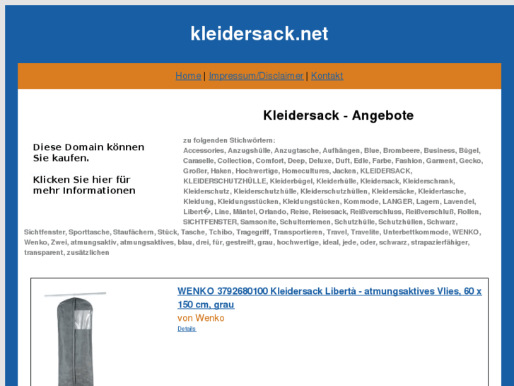 www.kleidersack.net