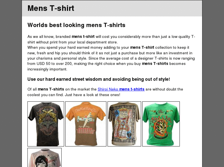 www.mens-tshirt.info