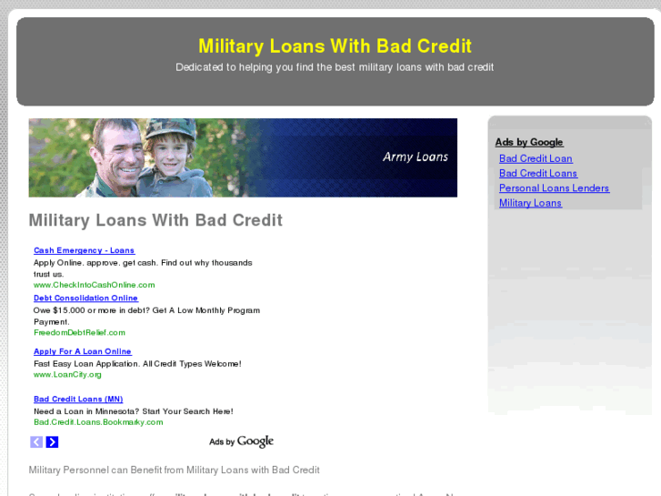 www.militaryloanswithbadcredit.info