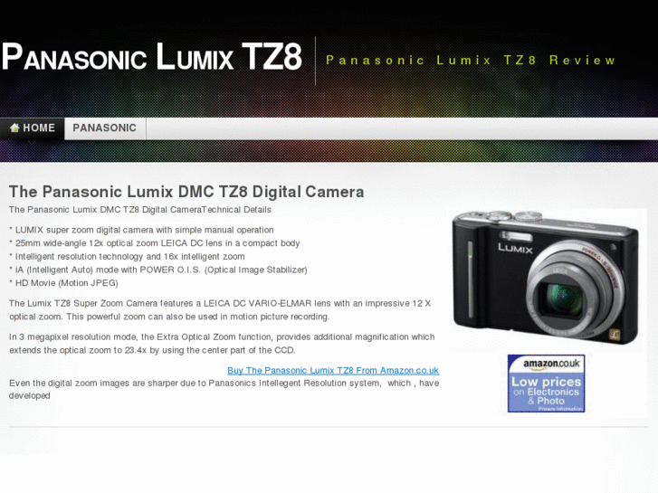 www.panasoniclumixtz8.com