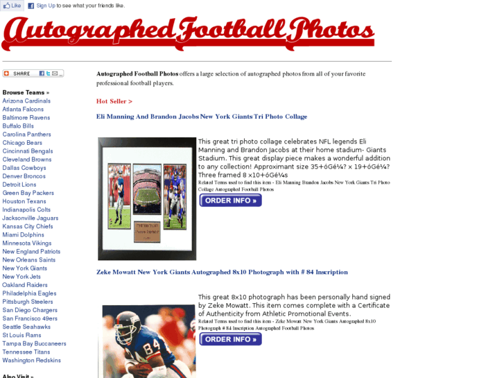 www.autographedfootballphotos.com