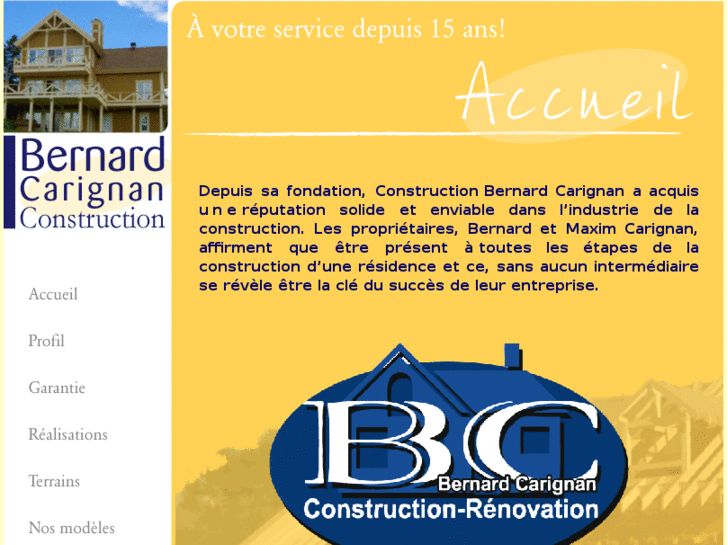 www.bernardcarignan-construction.com