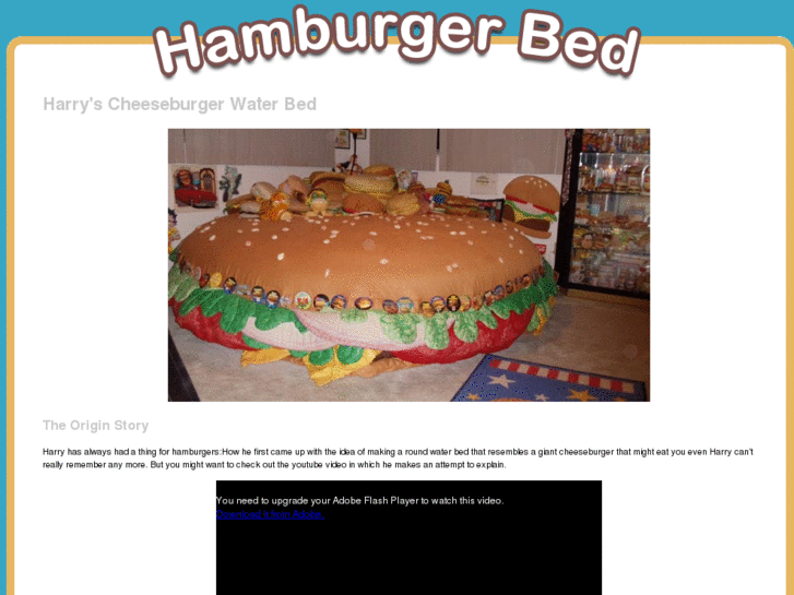 www.cheeseburgerbed.com