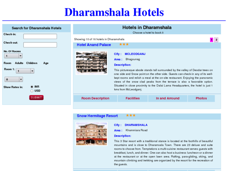 www.dharamsalahotels.com