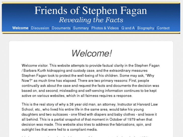 www.friendsofstephenfagan.com