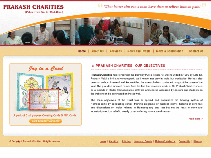 www.prakashcharities.com