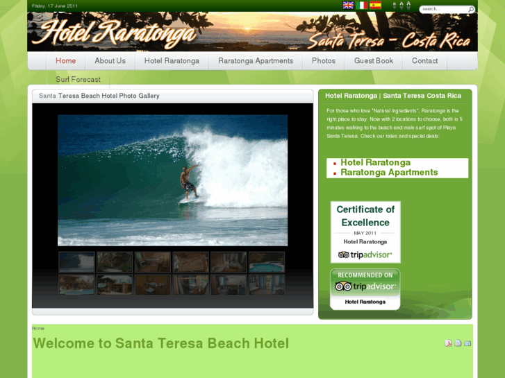 www.santateresabeachotel.com