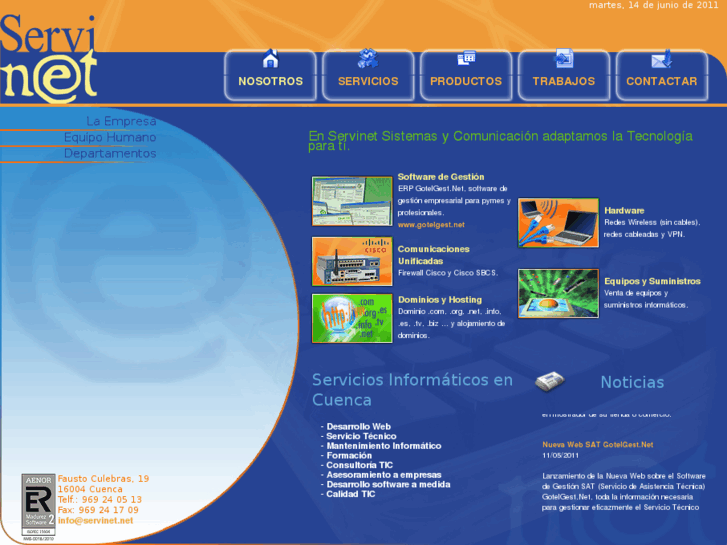 www.servinet.net