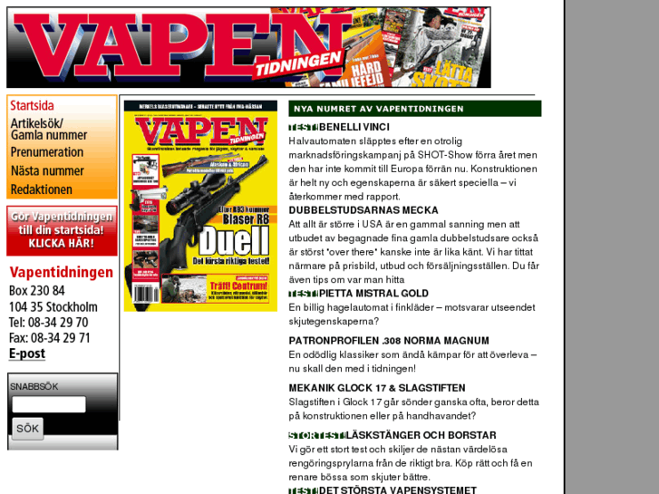 www.vapentidningen.se