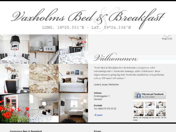 www.bedandbreakfastvaxholm.com