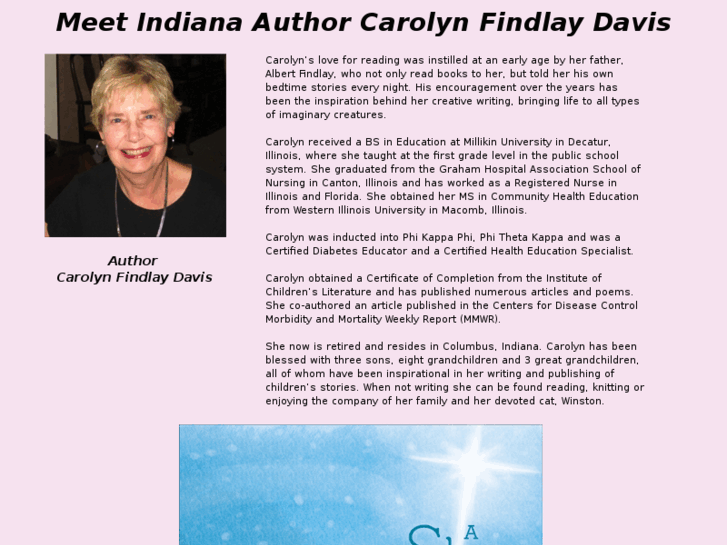 www.carolynfindlaydavisbooks.com