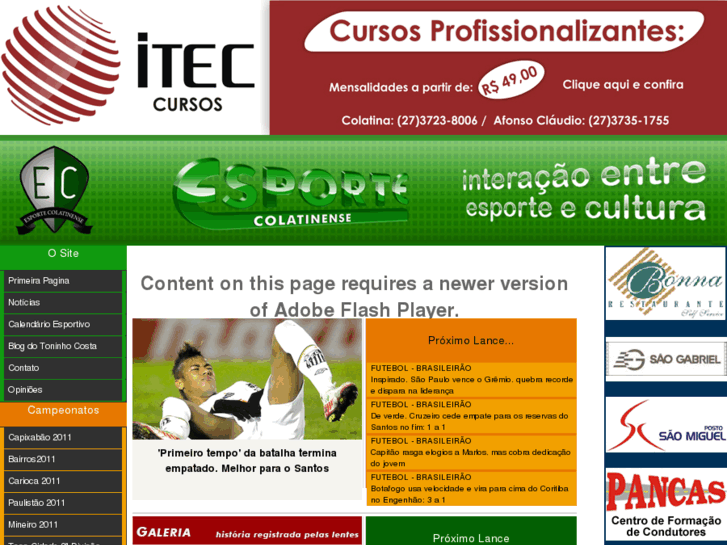 www.esportecolatinense.com