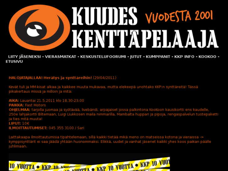 www.kuudeskenttapelaaja.net