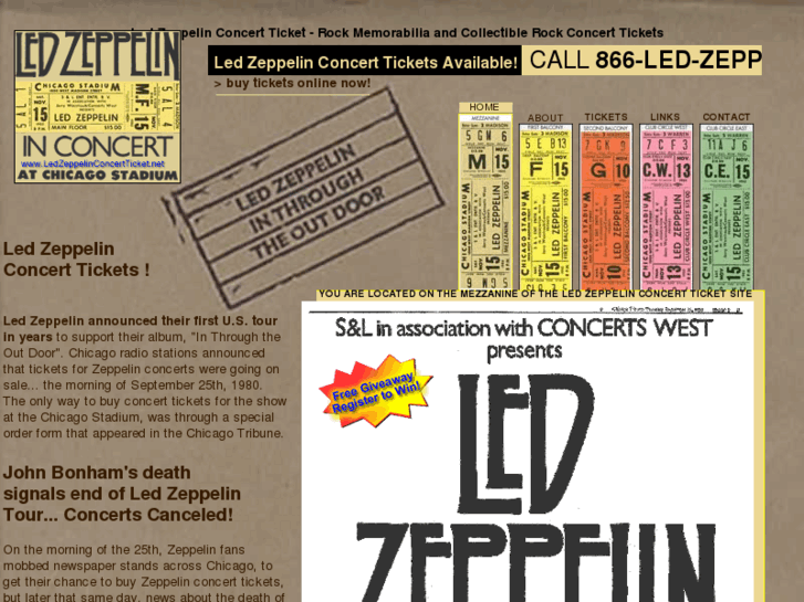 www.ledzeppelinconcertticket.net