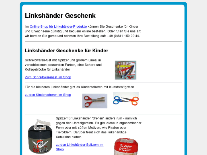 www.linkshaender-geschenk.de