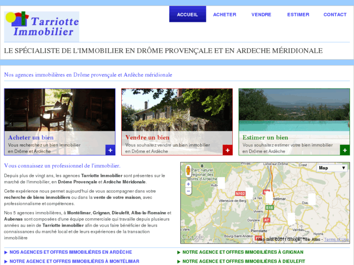 www.tarriotte-immobilier.com