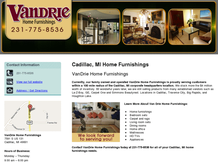 www.vandriehomefurnishings.net