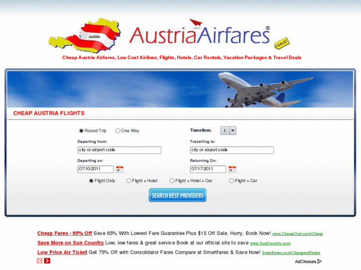 www.austriaairfares.com
