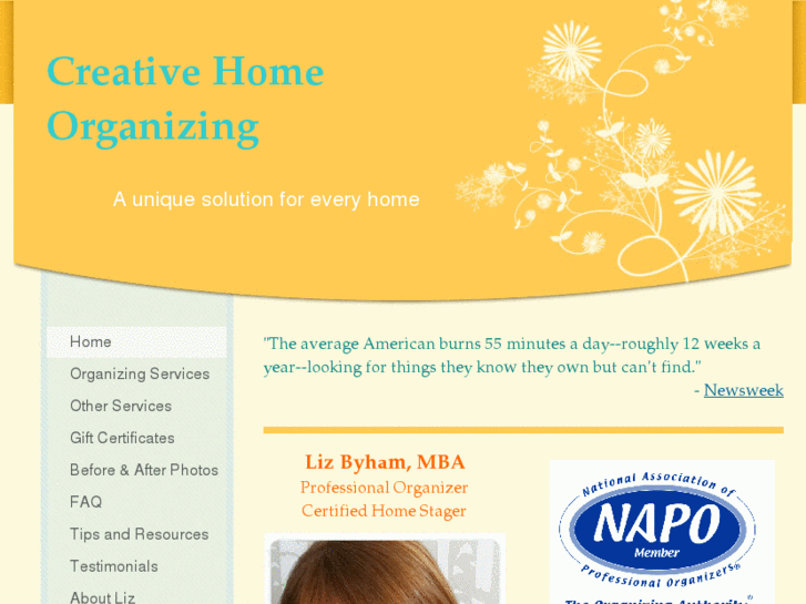 www.creativehomeorganizer.com