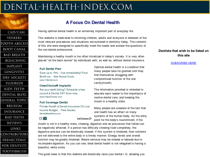 www.dental-health-index.com