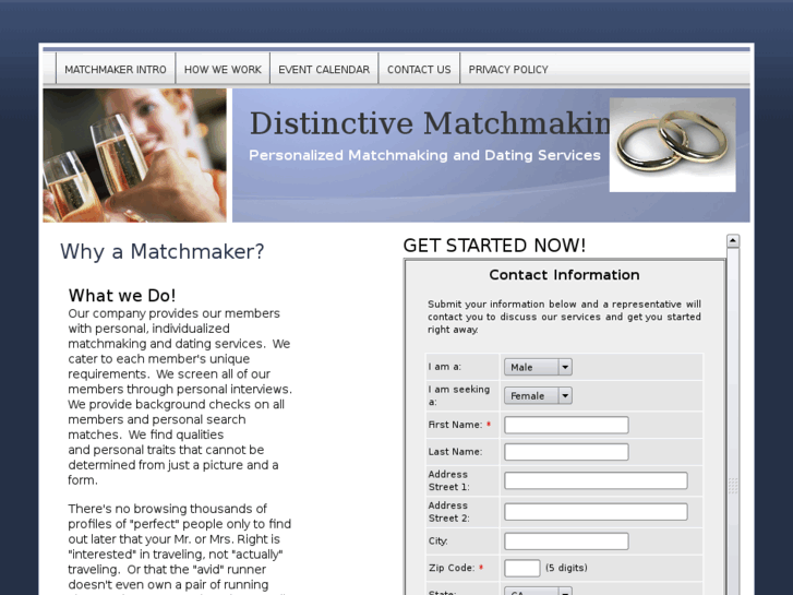 www.distinctivematchmaking.com