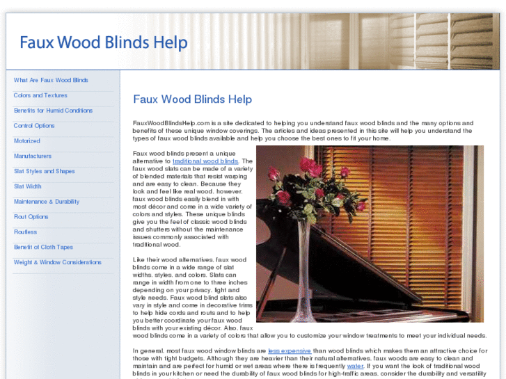 www.fauxwoodblindshelp.com