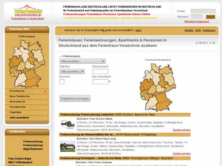 www.ferienhauslese.de