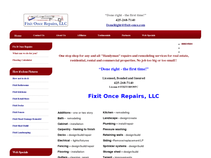 www.fixitoncerepairs.com