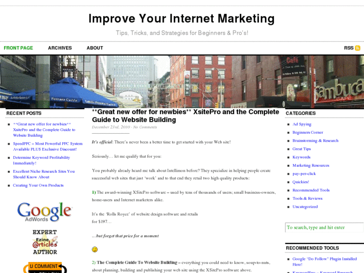 www.improveyourinternetmarketing.com