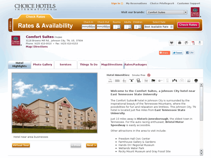 www.johnsoncitycomfortsuites.com