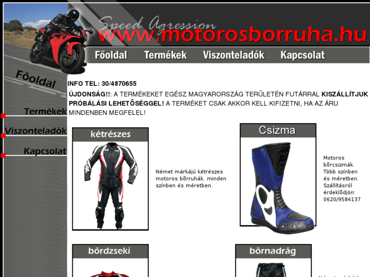 www.motorosborruha.hu