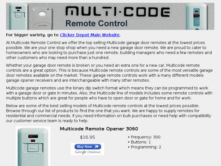 www.multicoderemotecontrol.com