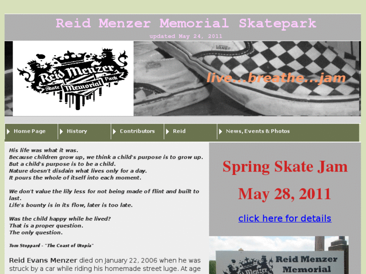 www.reidmenzermemorialskatepark.org