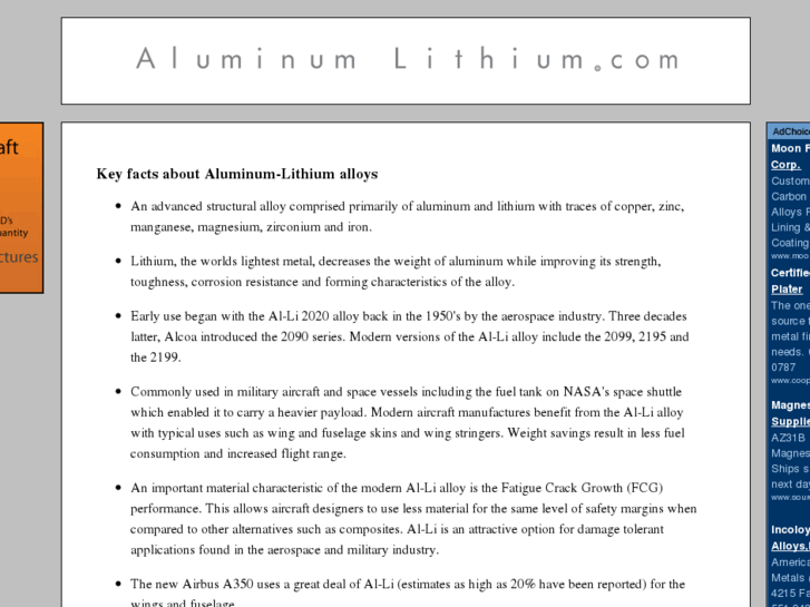 www.aluminumlithium.com