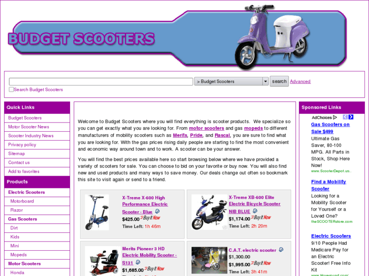 www.budgetscooters.com