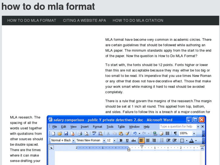 www.howtodomlaformat.com