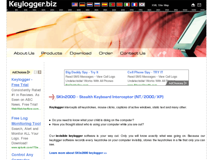 www.keylogger.biz