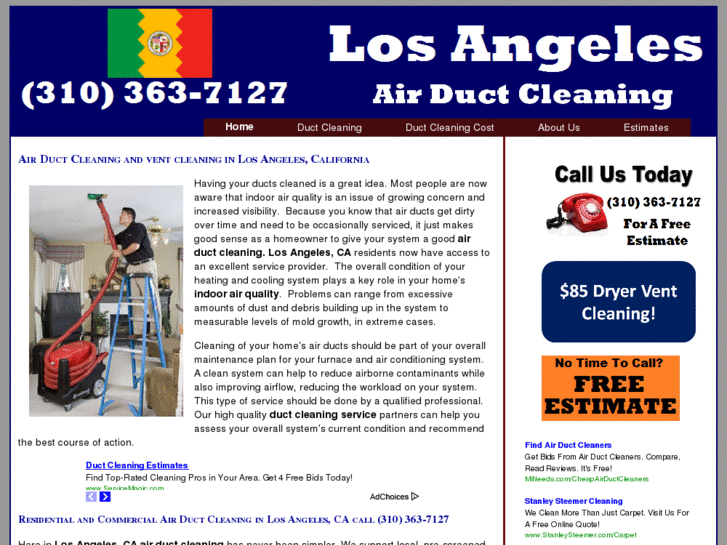 www.losangelesairductcleaning.net