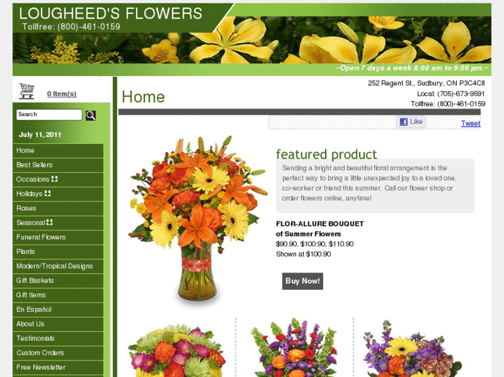 www.lougheedsflowerssudbury.com