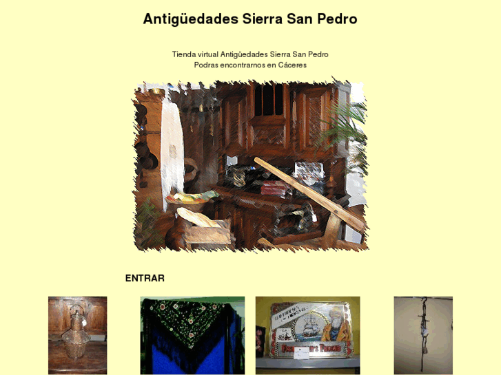 www.antiguedades-sierrasanpedro.com