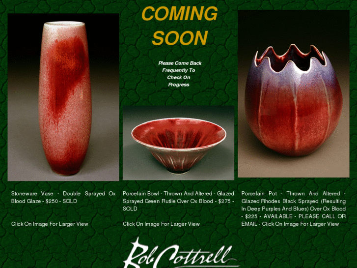 www.bobcottrellpottery.com