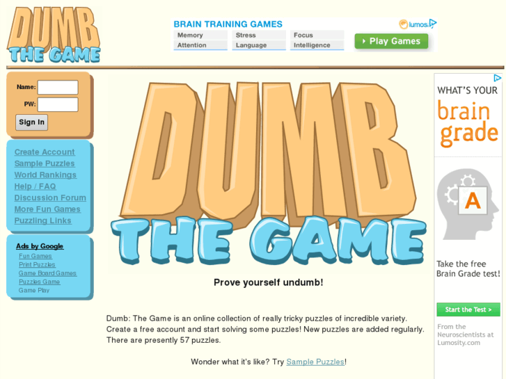 www.dumbthegame.com