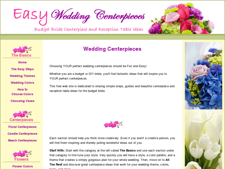 www.easy-wedding-centerpieces.com