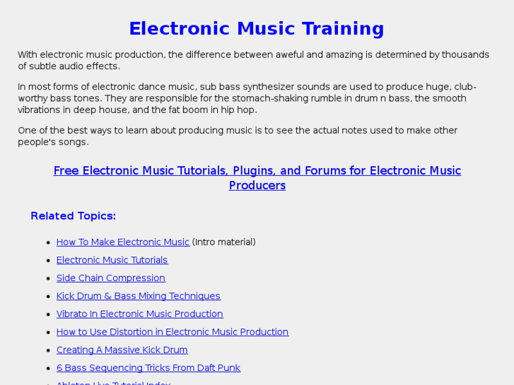 www.electronicmusictraining.com